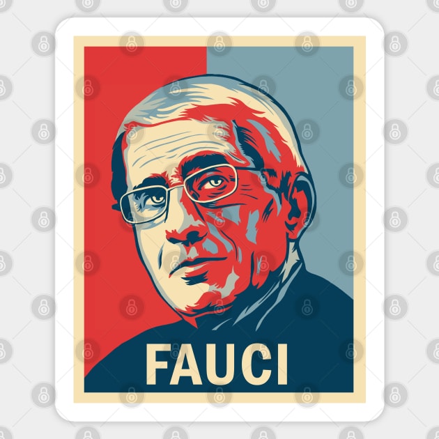 Dr. Fauci Sticker by valentinahramov